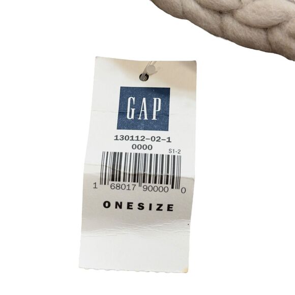 GAP Simply Vera Wang Leg Warmer Women's White Gray Knit Comfort One Size NWT - Picture 7 of 7